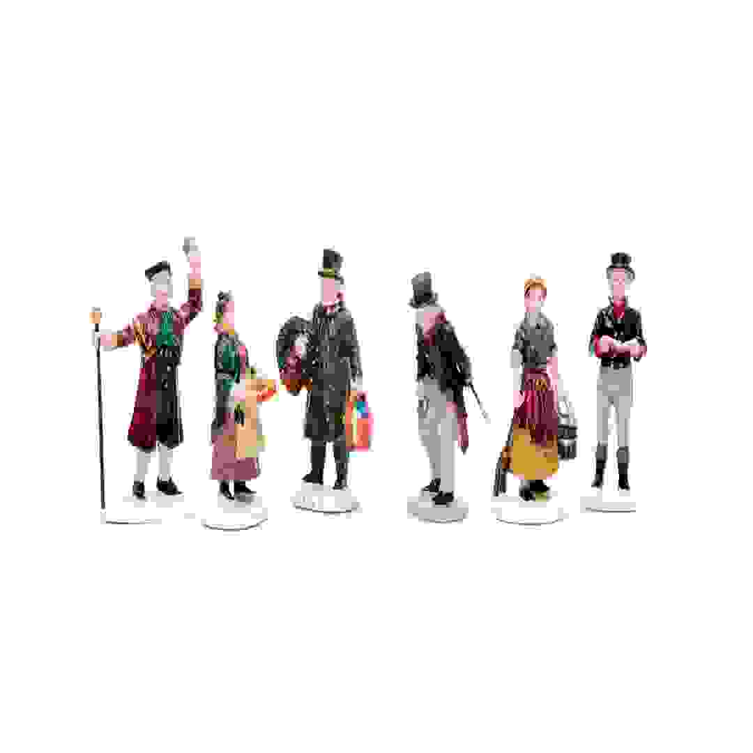 Lemax Village People Figurines Festive Décor Set (6 pcs)