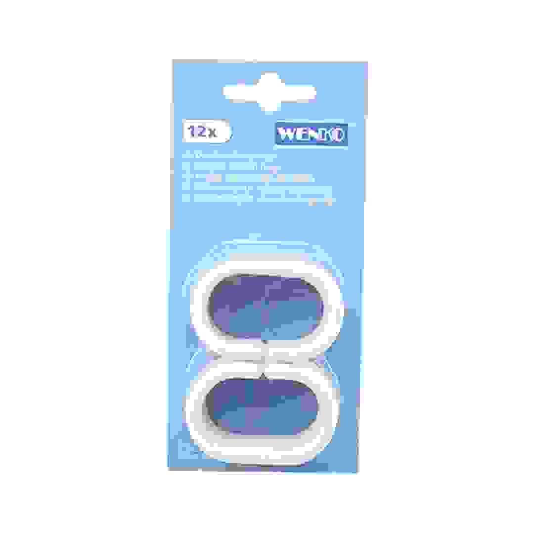 Wenko Shower Curtain Hooks Pack (12 Pc.)