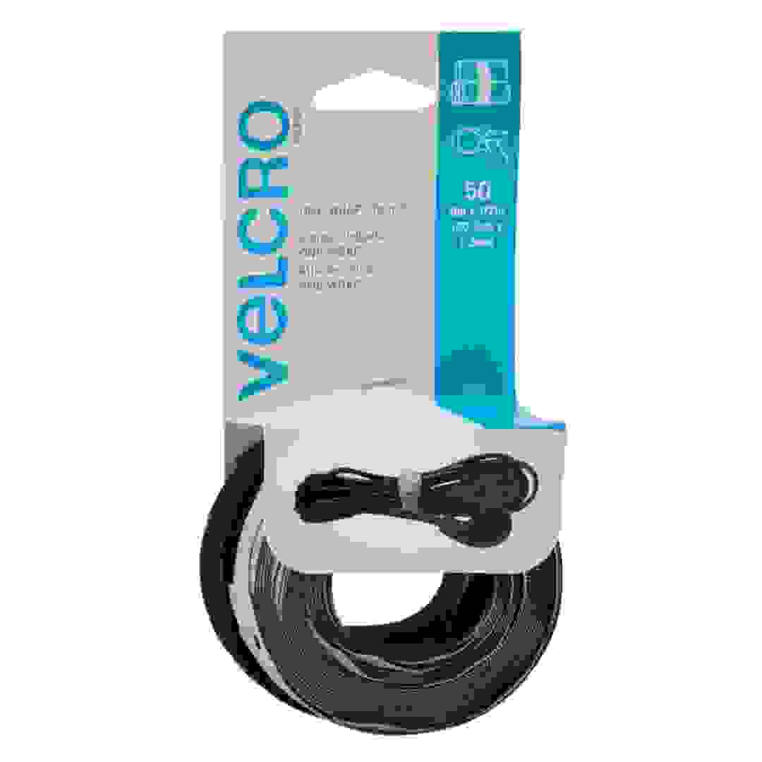 أربطة كابلات ون راب قابلة لإعادة الاستخدام (حزمة من 50، رمادي/ أسود)