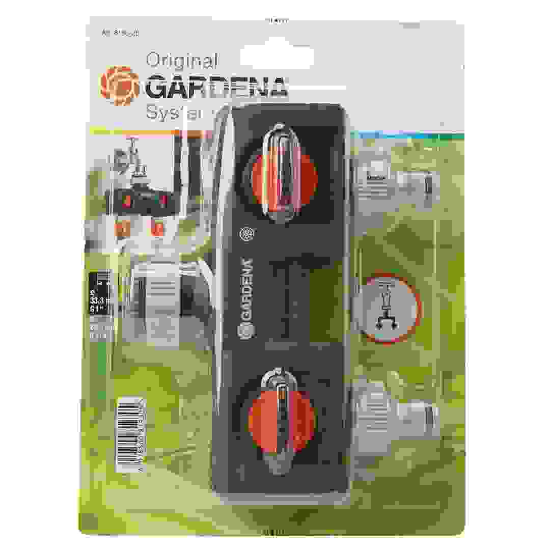 Gardena Twin-Tap Connector (Black/Gray)