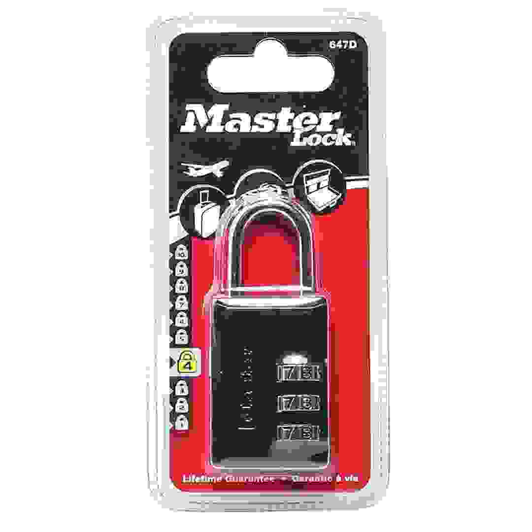 Master Lock Zinc Set-Your-Own Combination Padlock (30 mm, Silver)