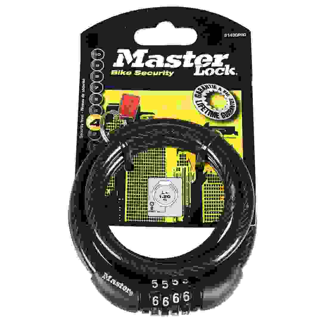 Master Lock Bike Security Cable (120 cm, Black)