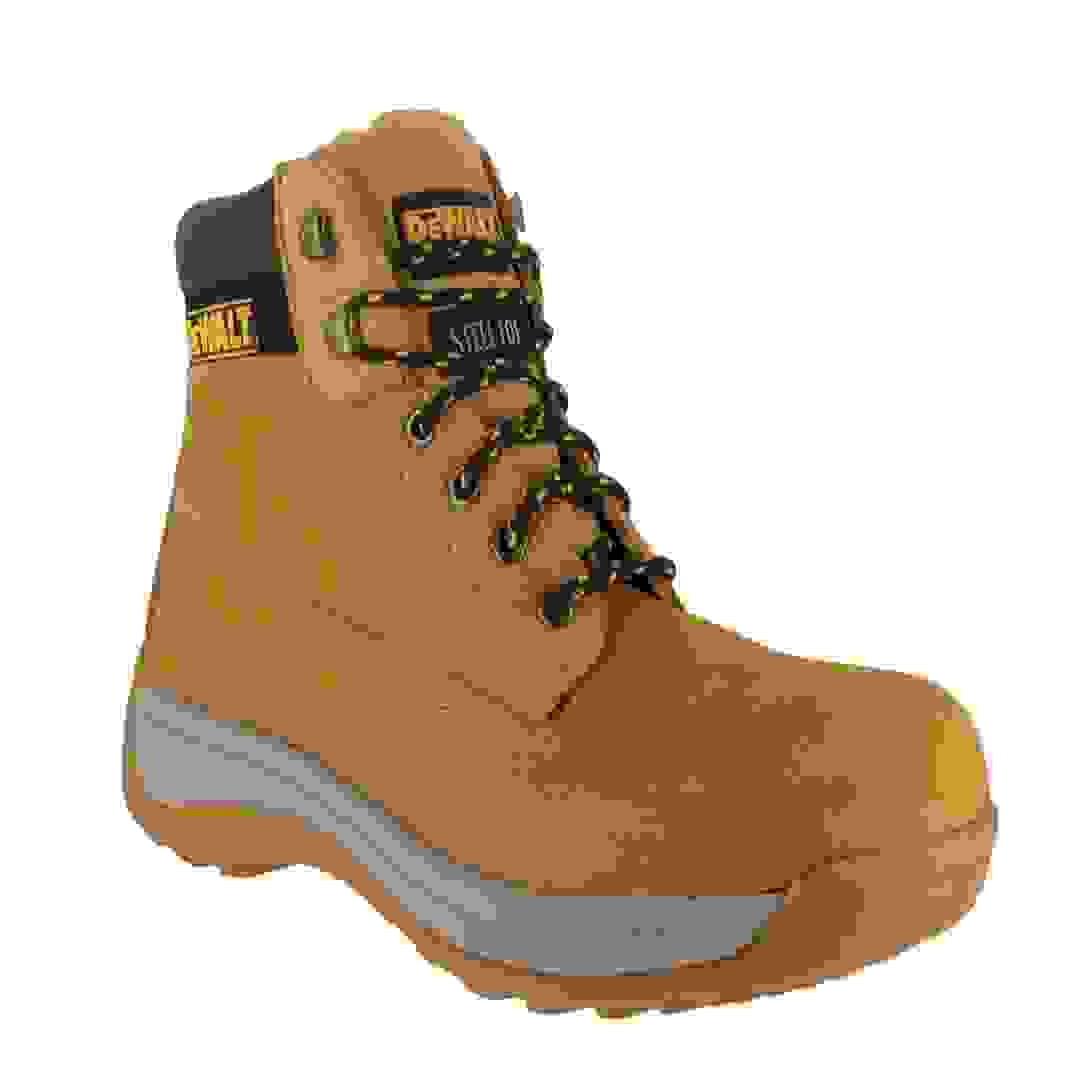 DeWalt Safety Shoes Steel Toe (Size 44, Brown)
