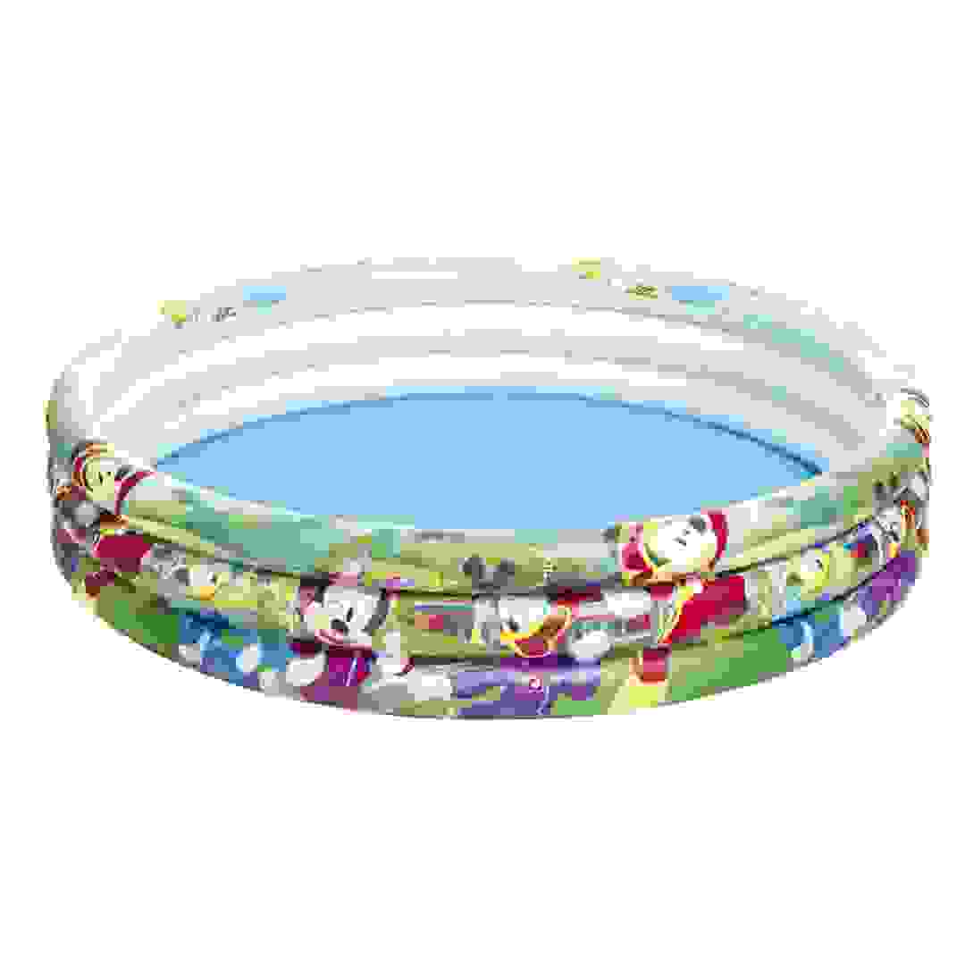 Bestway 3-Ring Mickey Inflatable Pool (122 x 122 x 25 cm)