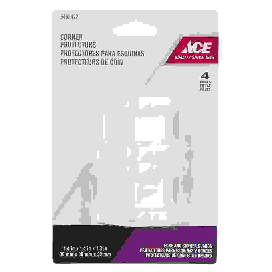 Ace Corner Cushion (3.6 x 3.6 x 3.2 cm, Clear)