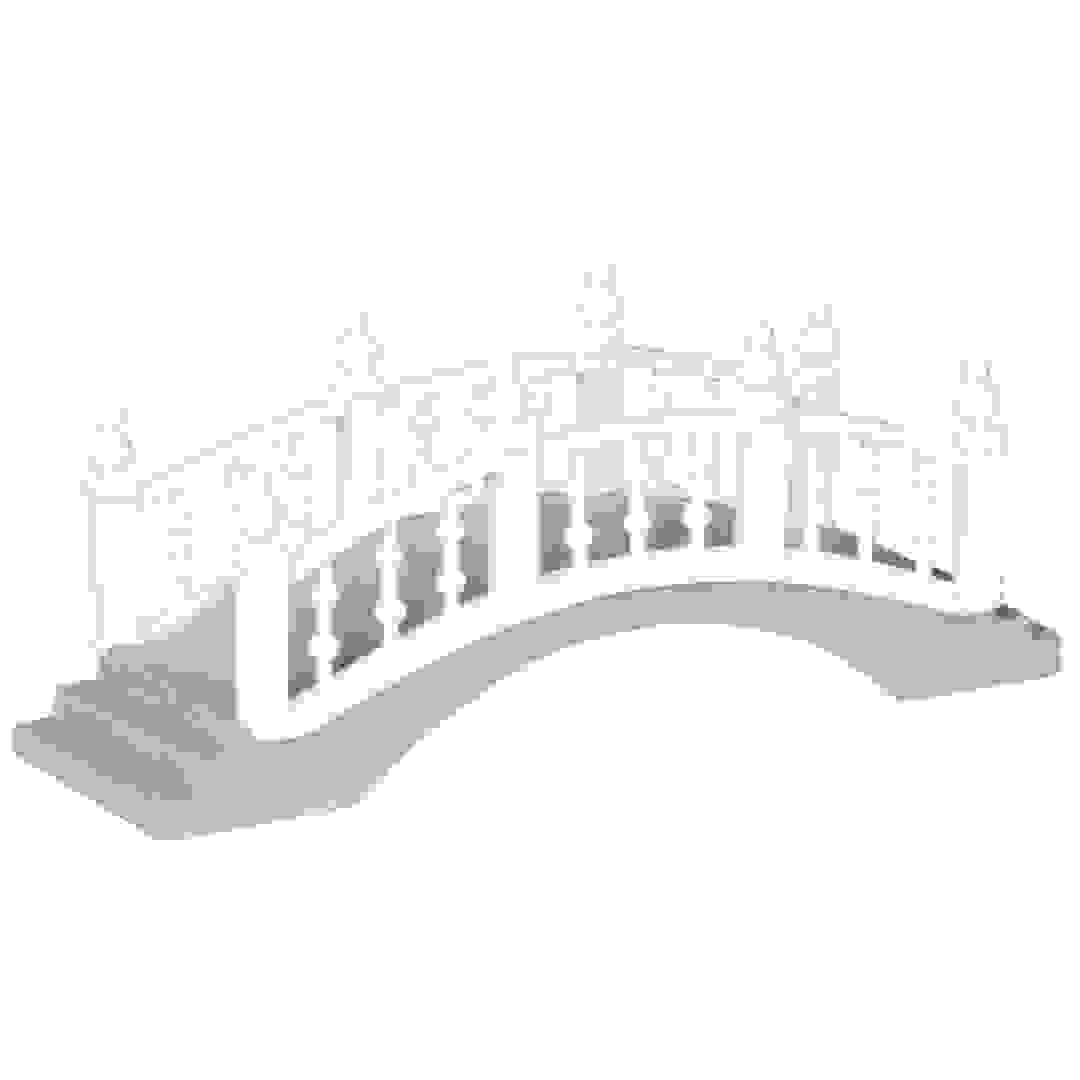 Lemax Plastic Foot Bridge Festive Décor (5.60 x 14.20 x 5 cm)