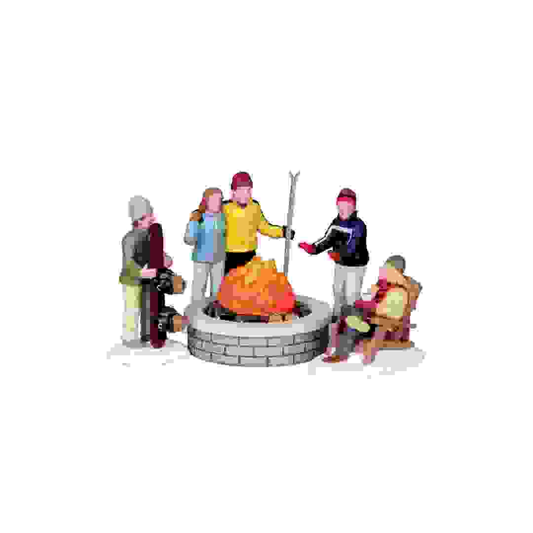 ديكور احتفالي موقد نار يعمل بالبطارية ليماكس