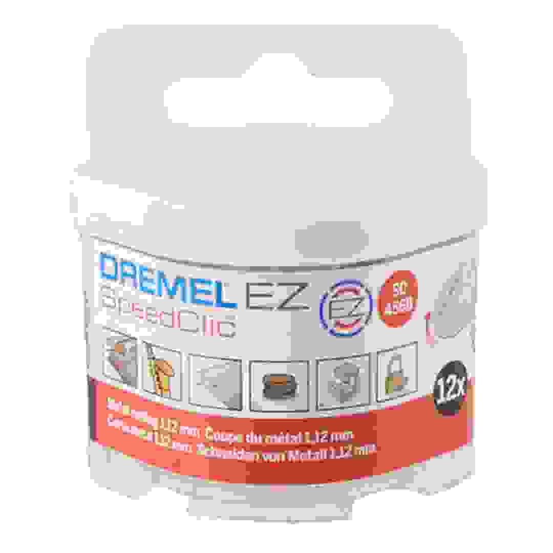 Dremel SpeedClic Cutting Wheel (Pack of 12, Silver)