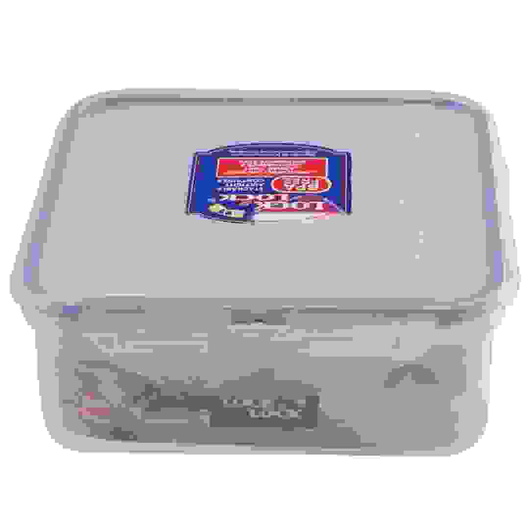 Lock & Lock Square Food Container (15.5 x 15.5 x 6 cm, Clear)