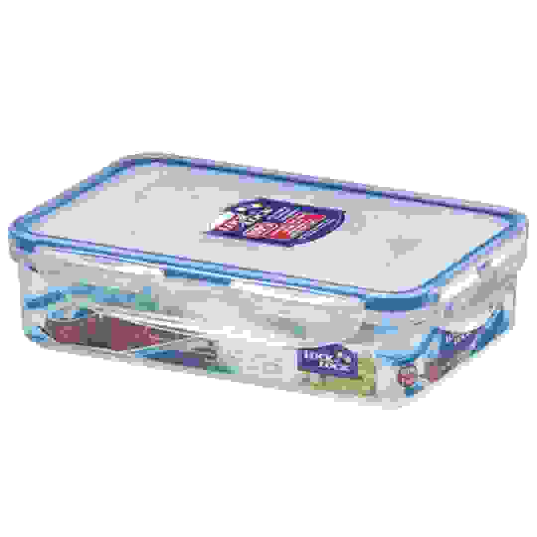 حاوية طعام مستطيلة (20.5 × 13.4 × 5.2 سم، شفاف)