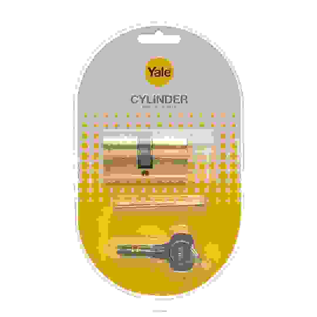 Yale XV-30-30DK-PB Dimple Key Cylinder (60 mm, Brass)