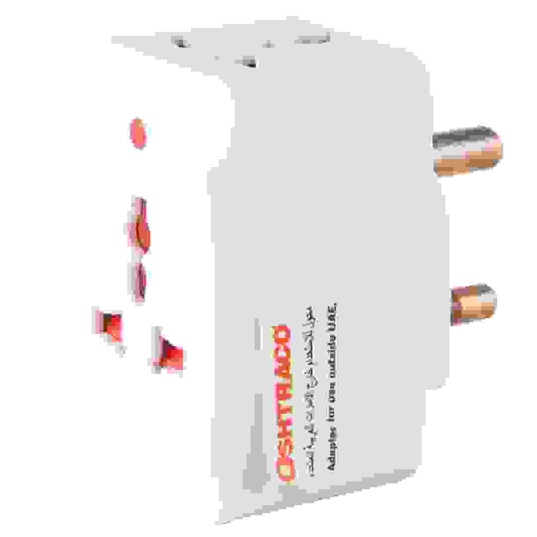 Oshtraco 3-Way Multi-Socket Adaptor (Neon)