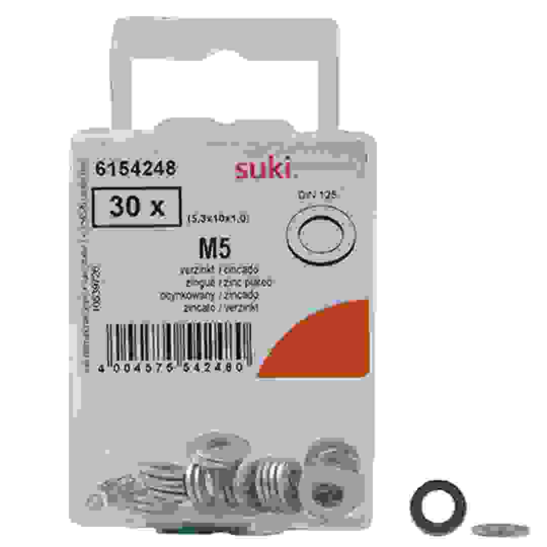 Suki 6154248 M5 Washers (5.3 x 10 x 1 mm)
