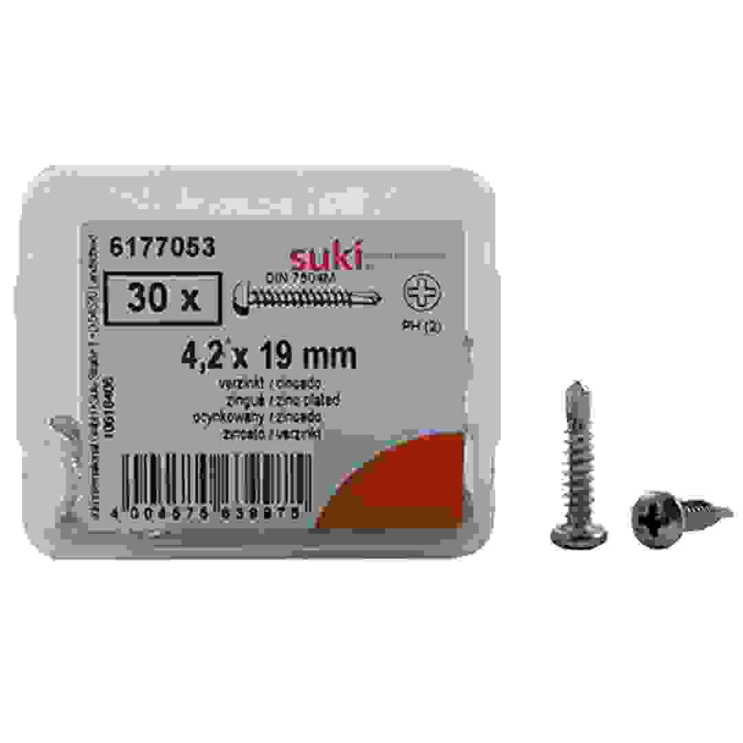 Suki 6177053 Pan Head Self Tapping Screws (2 x 0.4 cm)