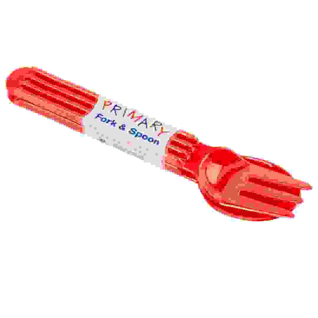 طقم شوكات وملاعق برايمري من البلاستيك