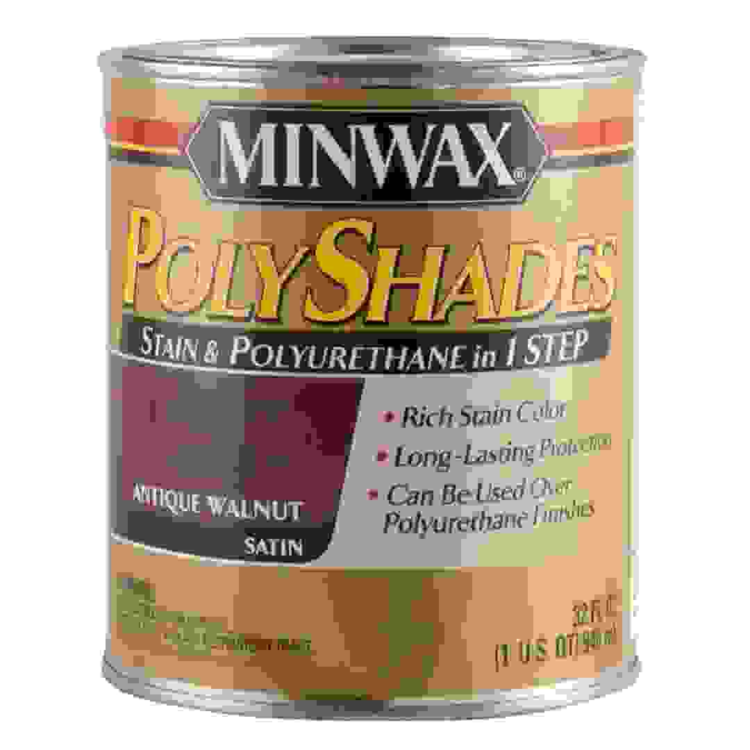 Poly Shades Stain & Polyurethane (Antique Walnut & Satin)