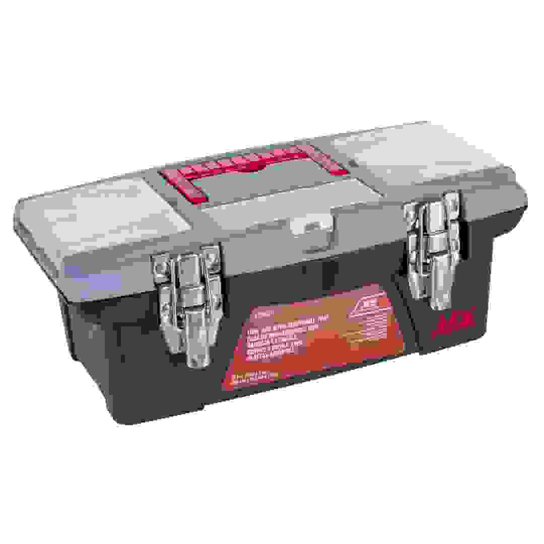 صندوق أدوات بلاستيك إيس (16 × 35 × 35 سم، أحمر)