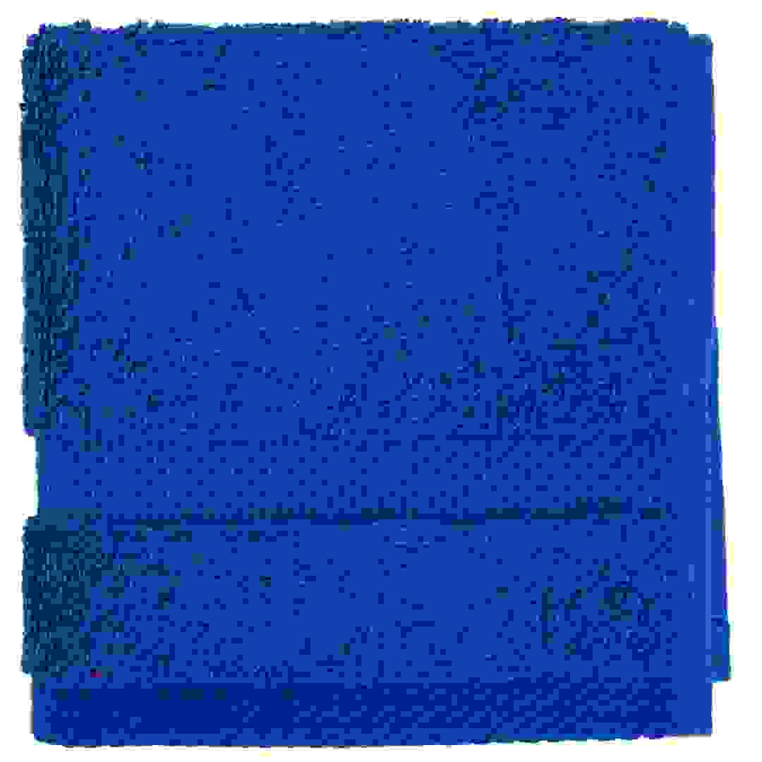 منشفة وجه كلاسيكية (33 × 33 سم، أزرق ملكي)