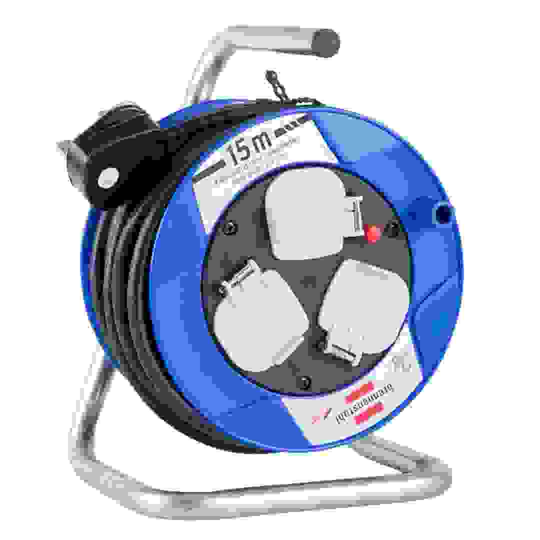 Brennenstuhl Compact 3-Socket Cable Reel (15 m)