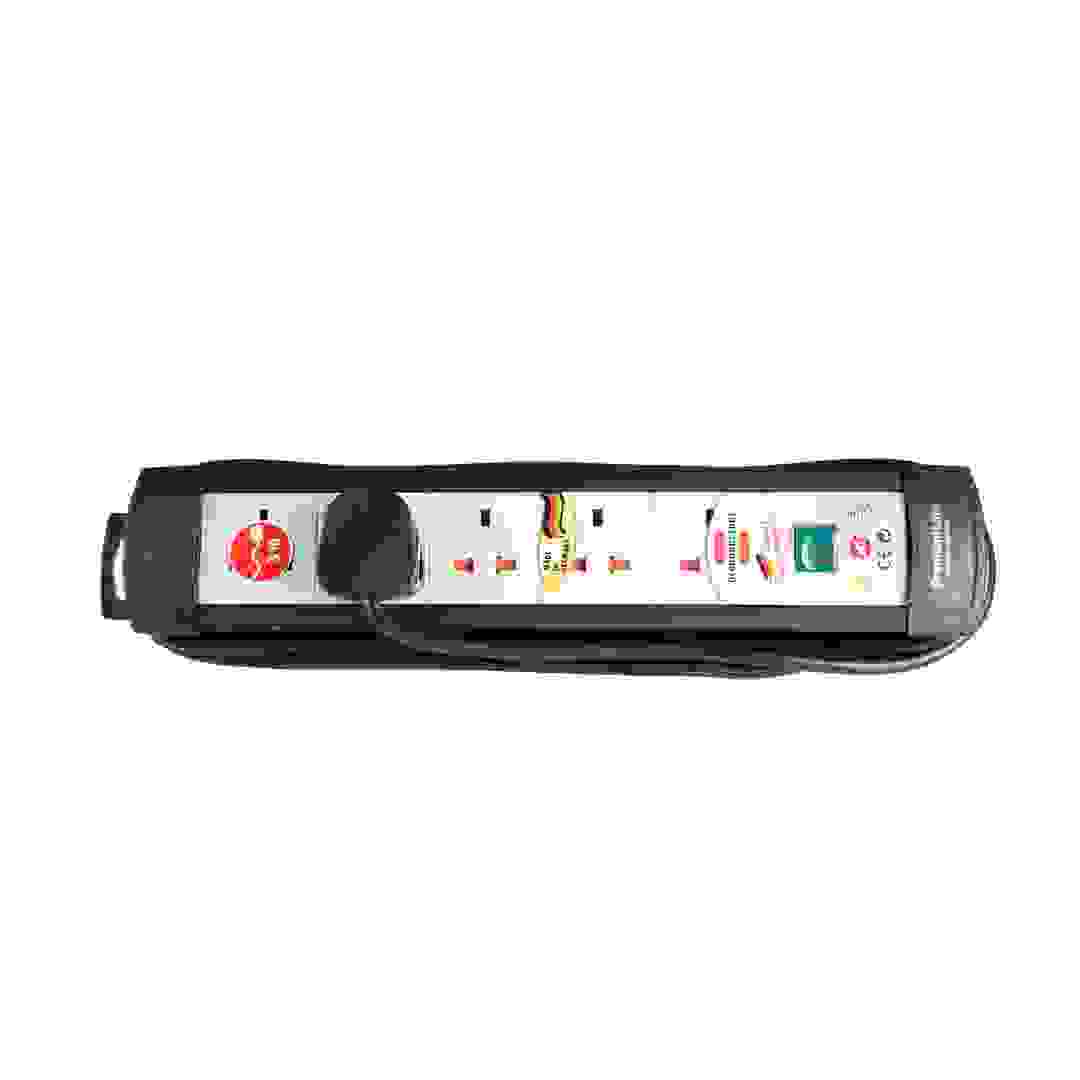 وصلة كهربائية بريميوم لاين ثلاثية المقابس برينينستول (3 متر)