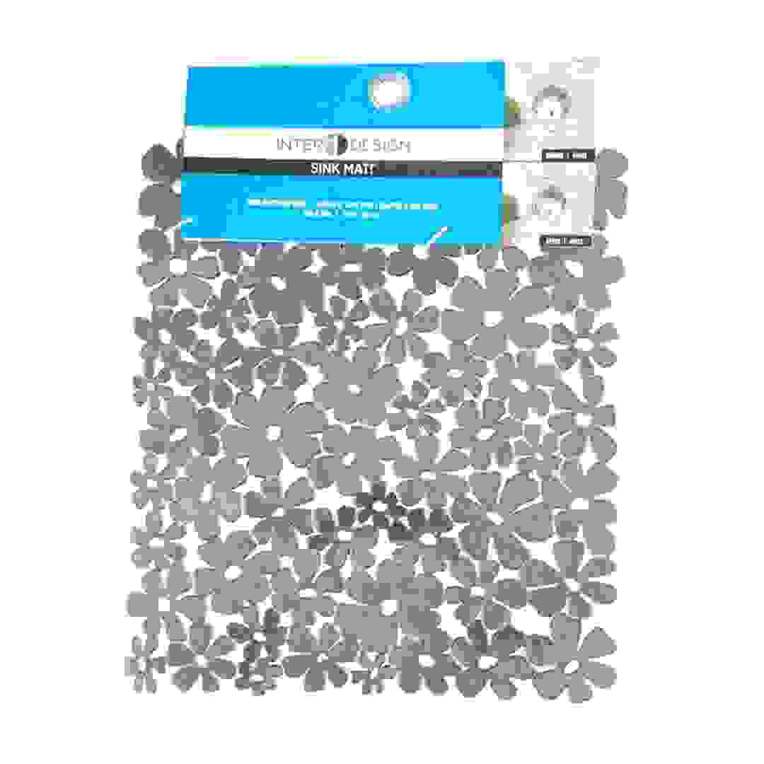 InterDesign Blumz Protective Kitchen Sink Mat (34 x 29 cm)