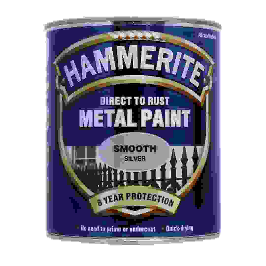 Hammerite Metal Paint (750 ml, Smooth Silver)