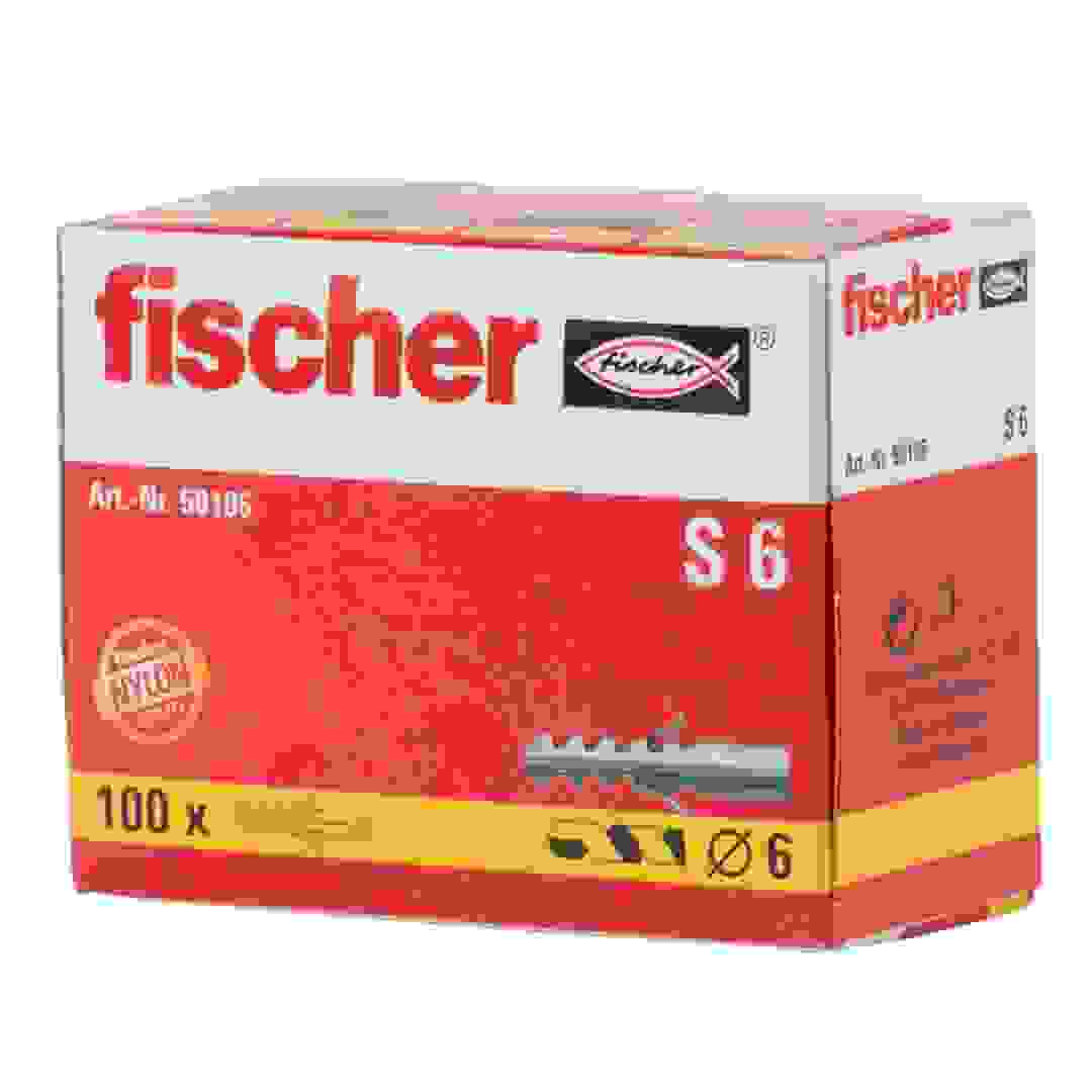 Fischer Expansion S Plug (0.6 cm, Pack of 100)