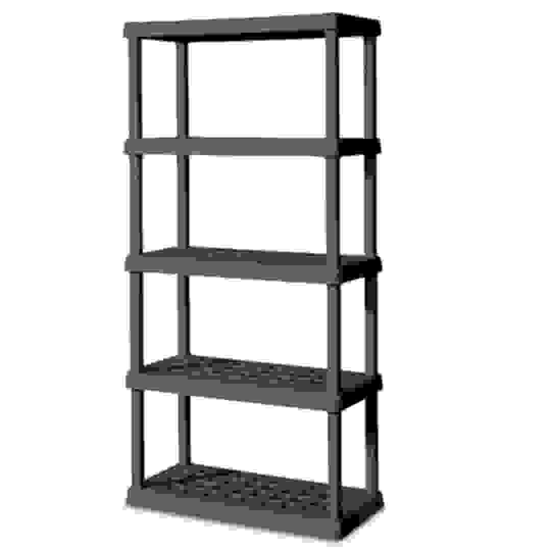 Sterilite 5-Shelf Storage Rack (Black)