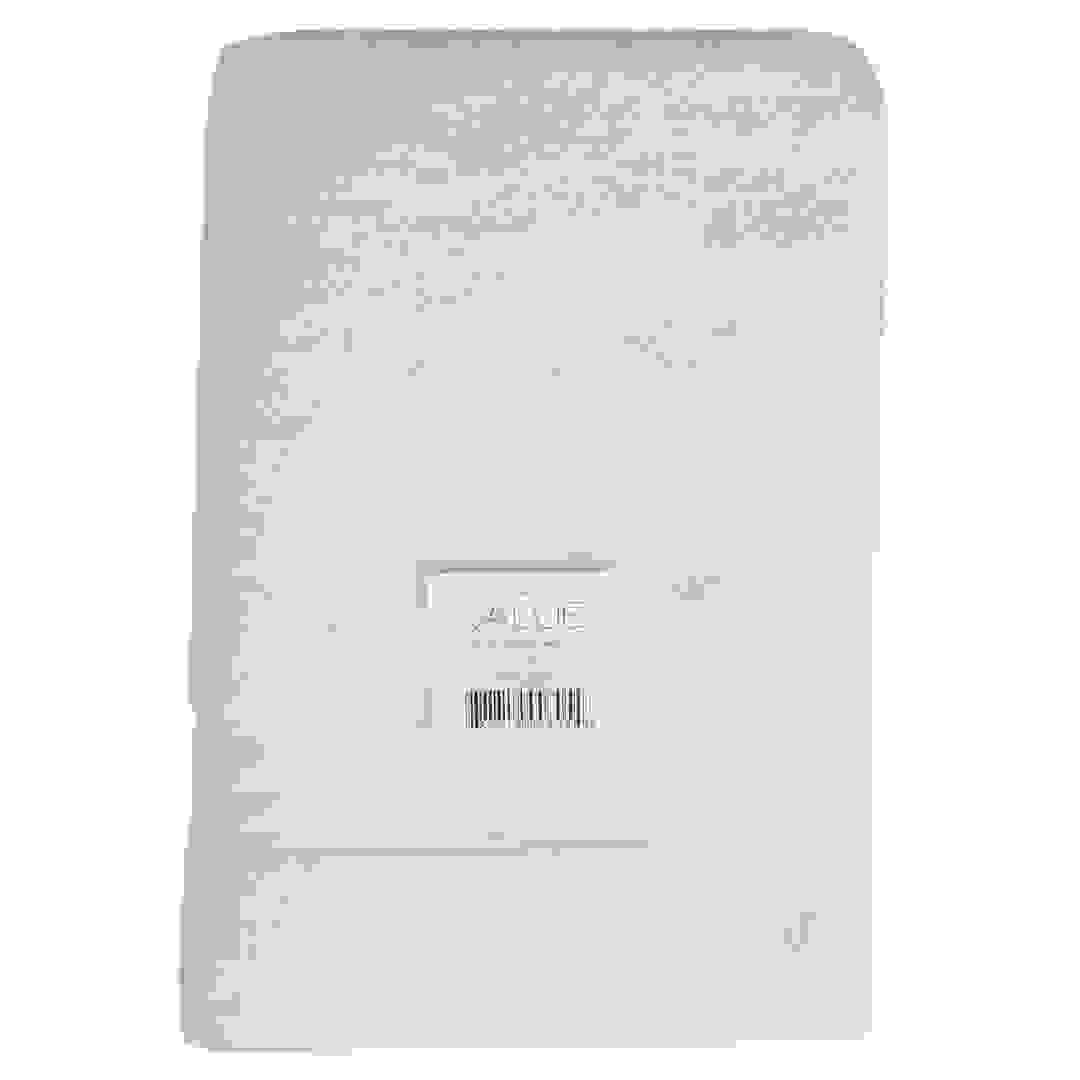 منشفة حمام قطنية فاليو (70 × 140 سم، عاجي)