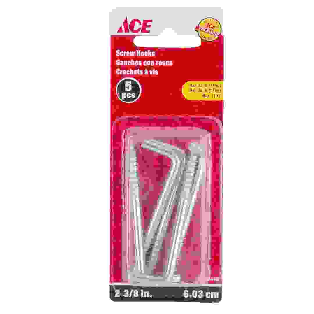 ACE Screw Hooks (6.3 cm, 5 pcs)