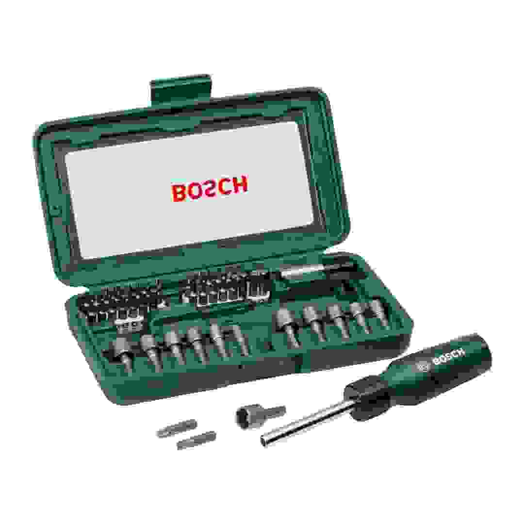 Bosch Screwdriver Set W/Case (24.5 x 13.5 x 5 cm, Set of 46)