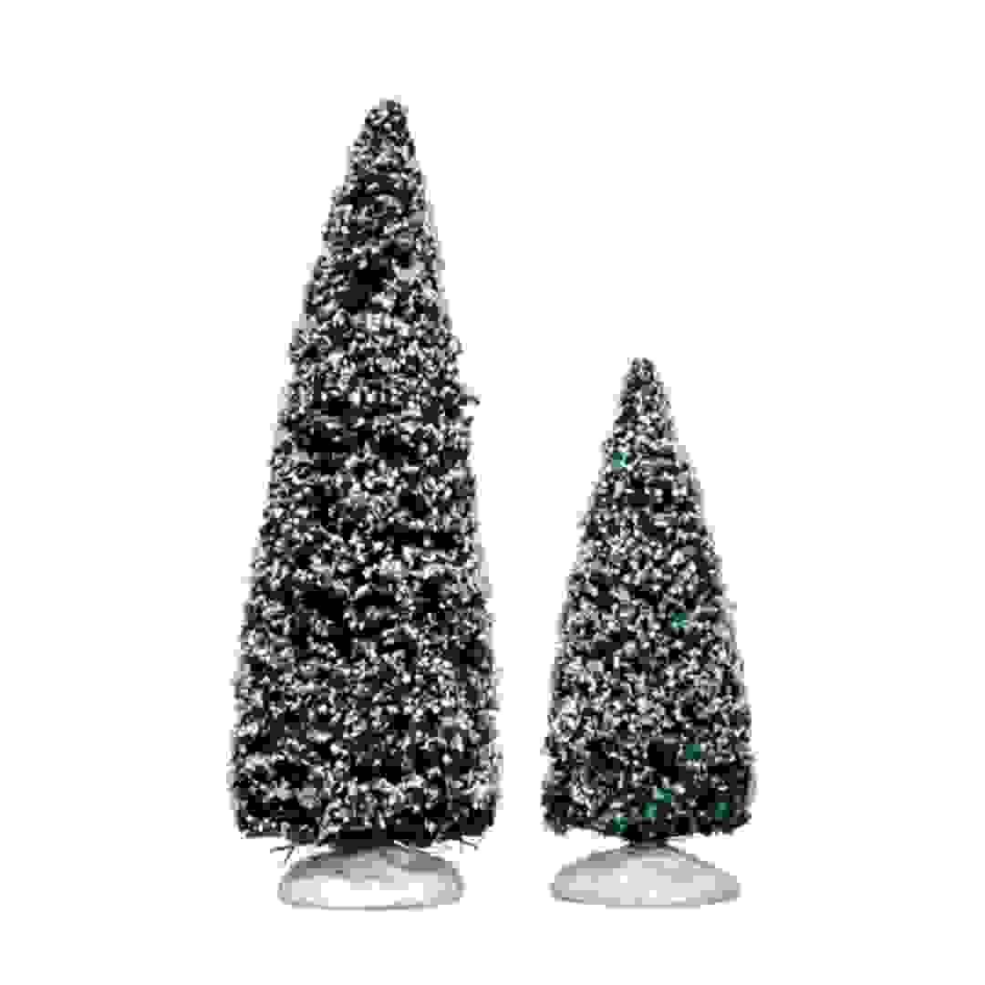 Lemax Metal Snowy Juniper Tree Set Festive Décor (15.3 cm, 2 Pc.)