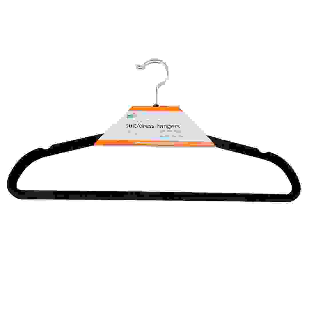 Honey-Can-Do Velvet Touch Top Hanger (Pack of 3)