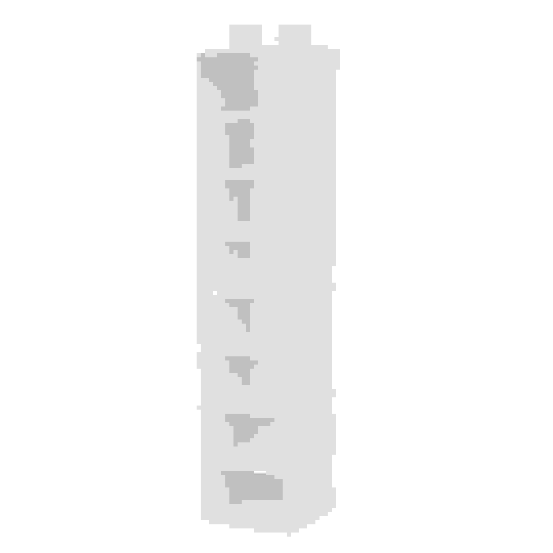 وحدة تنظيم معلقة هاني كان دو 8 رفوف باللون الأبيض