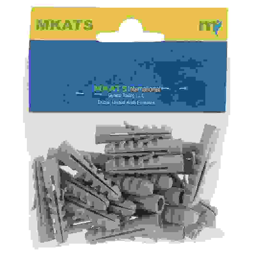 Mkats Number 8 Nylon Plugs (Pack of 25)