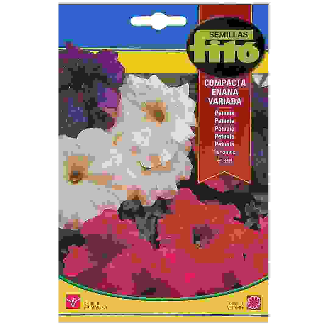 Fito Dwarf Petunia Compact Mix Flower Seeds