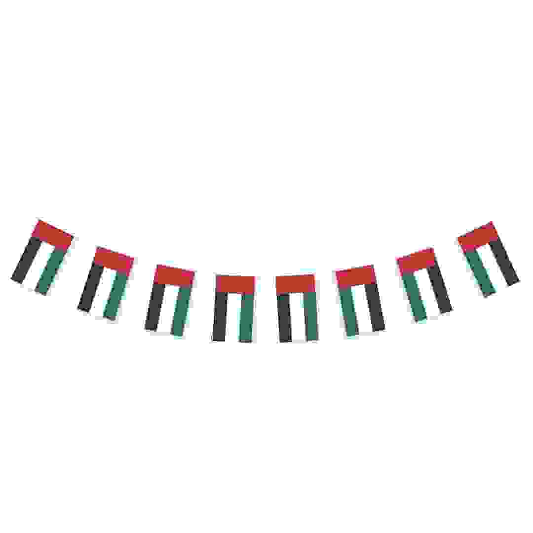 Party Magic UAE Flag Bunting (4 m)