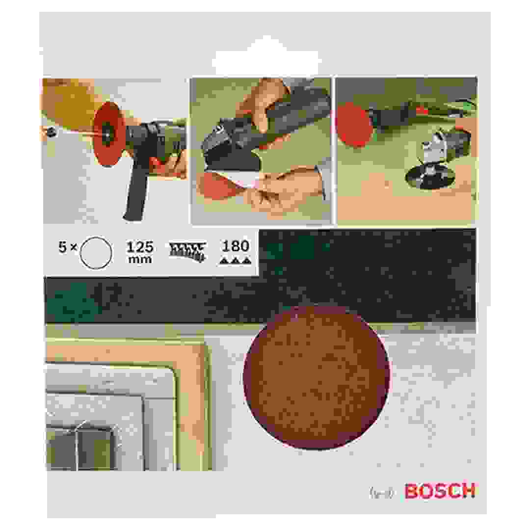 Bosch G180 Sanding Sheet (115 mm, Pack of 5)