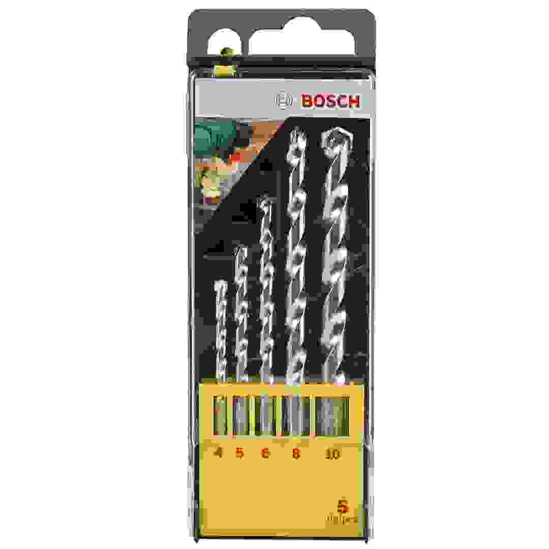 Bosch Carbide Masonry Drill Bit Set (Set of 5, Light Blue)