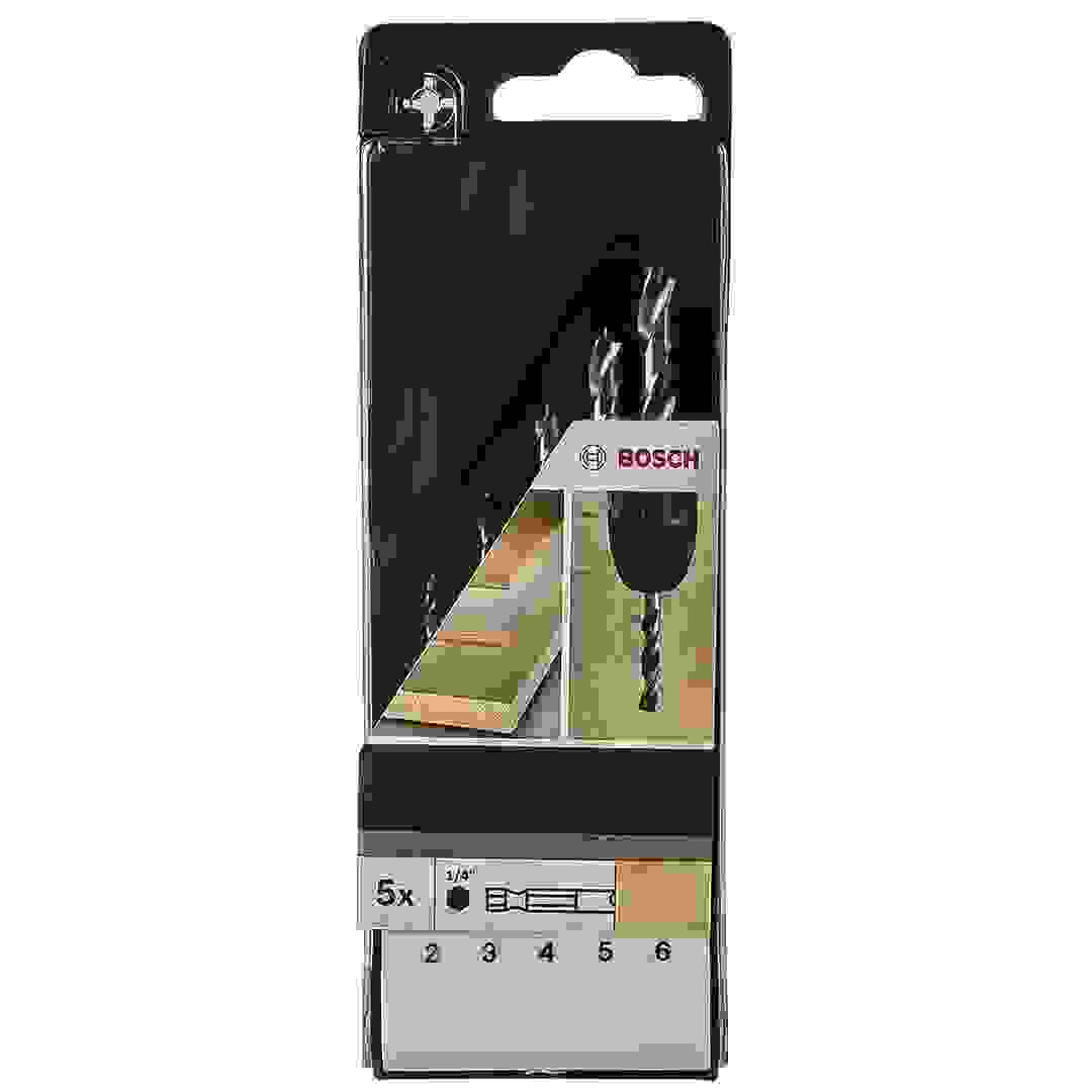 Bosch Brad Point Wood Drill Bit Set (Pack of 5)