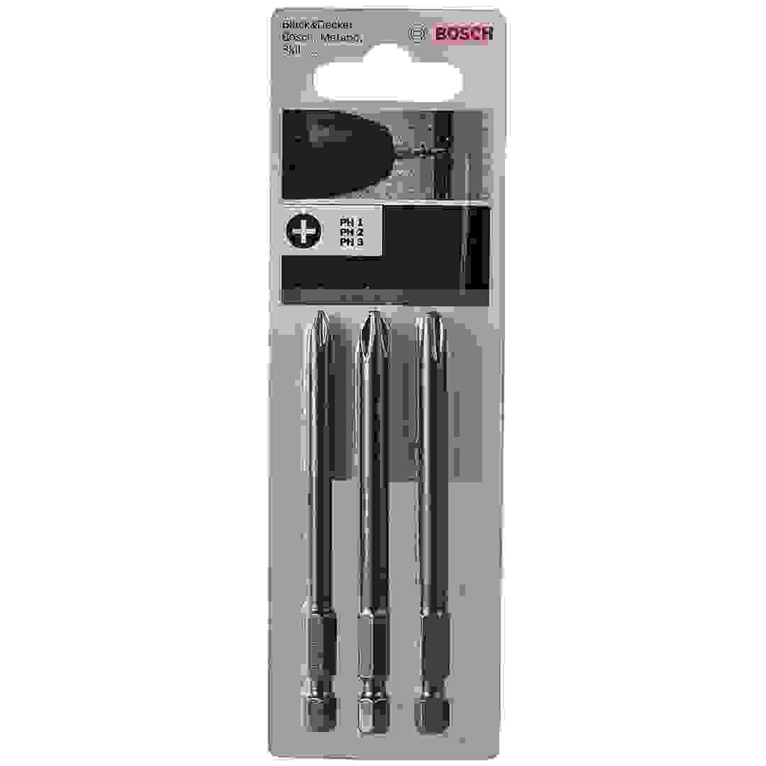 Bosch Philips Screwdriver Bit Set (0.9 cm, Set of 3)