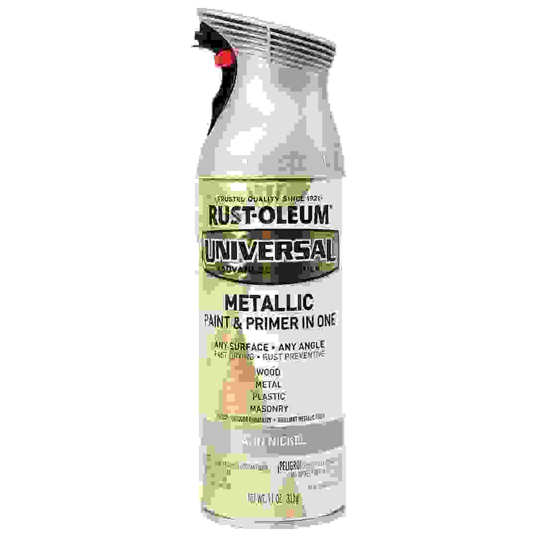 Rustoleum Universal Satin Spray Paint (354.8 ml, Nickel Metallic)