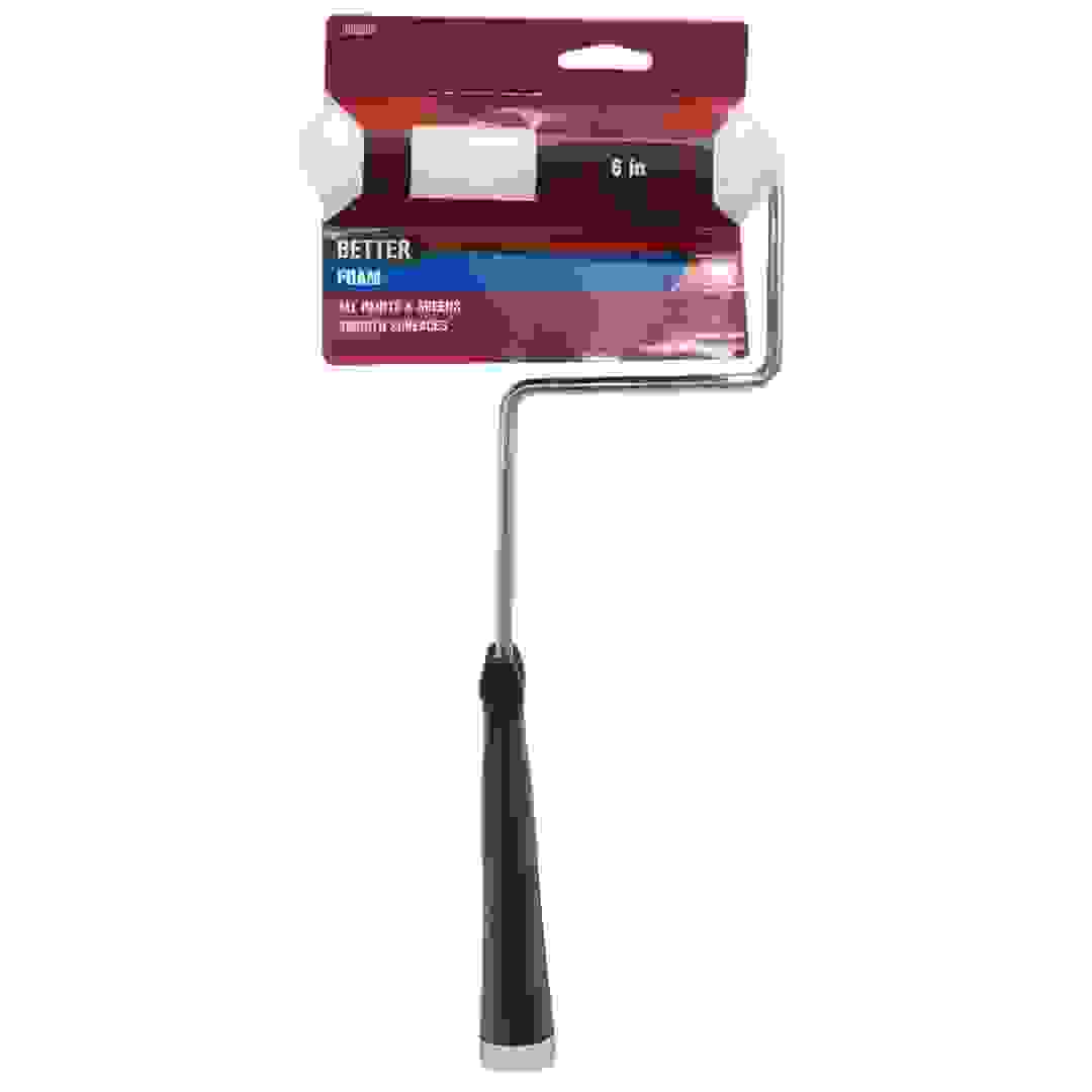 ACE Mini Foam Roller W/Frame (31 x 15 cm, Red & White)