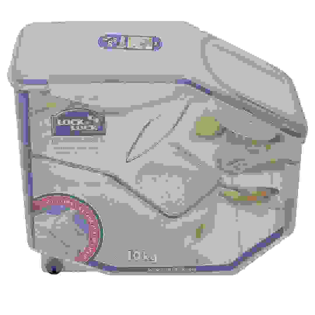 حاوية تخزين الأطعمة الجافة مع غطاء قلاب (12 لتر)