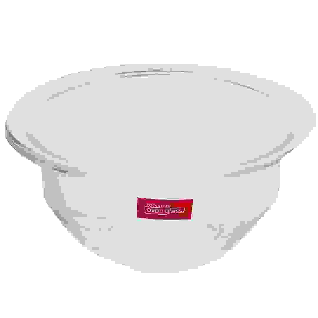 Lock & Lock Round Glass Mixing Bowl (500 ml, Clear)