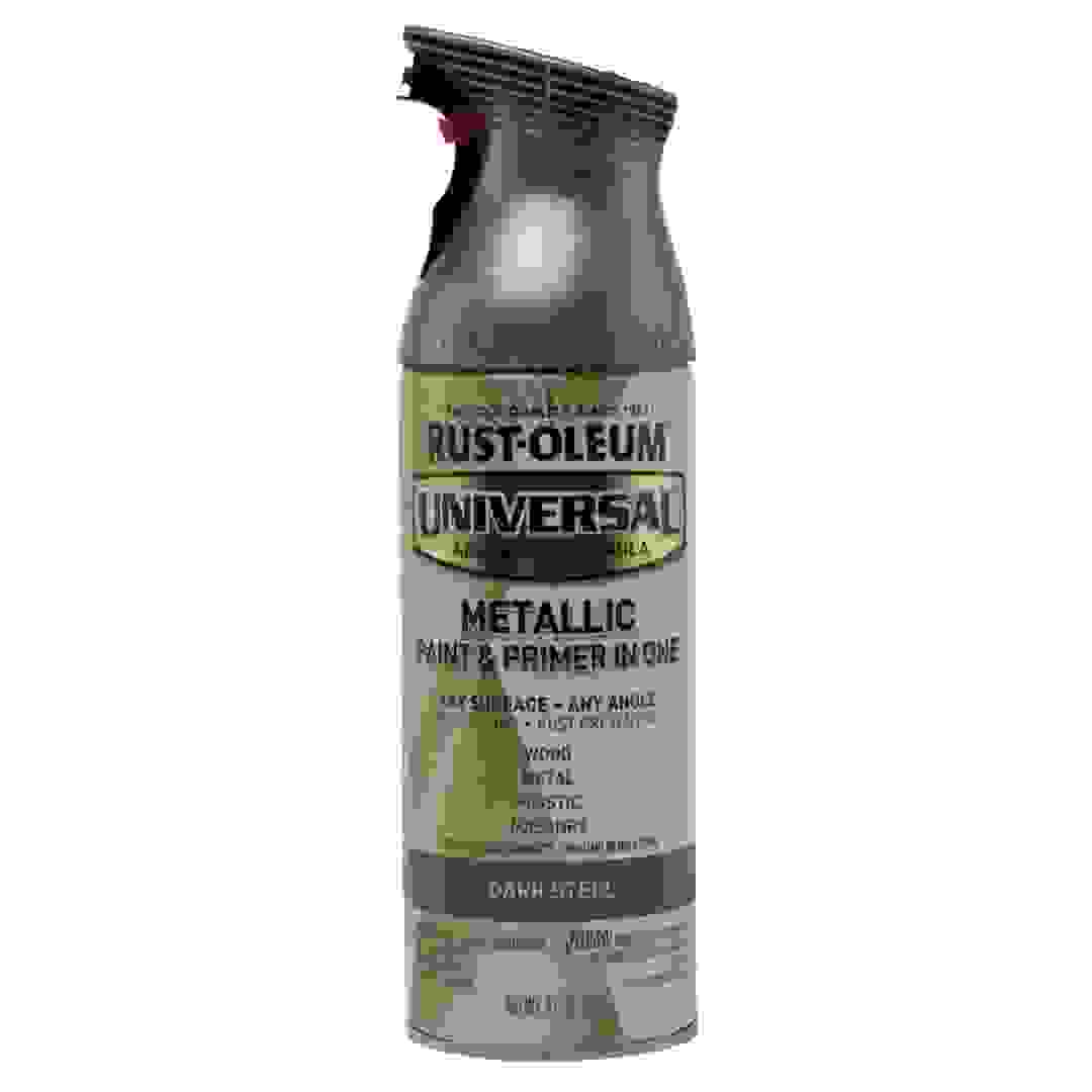 Rustoleum Universal Metallic Spray Paint (325.3 ml, Dark Steel)
