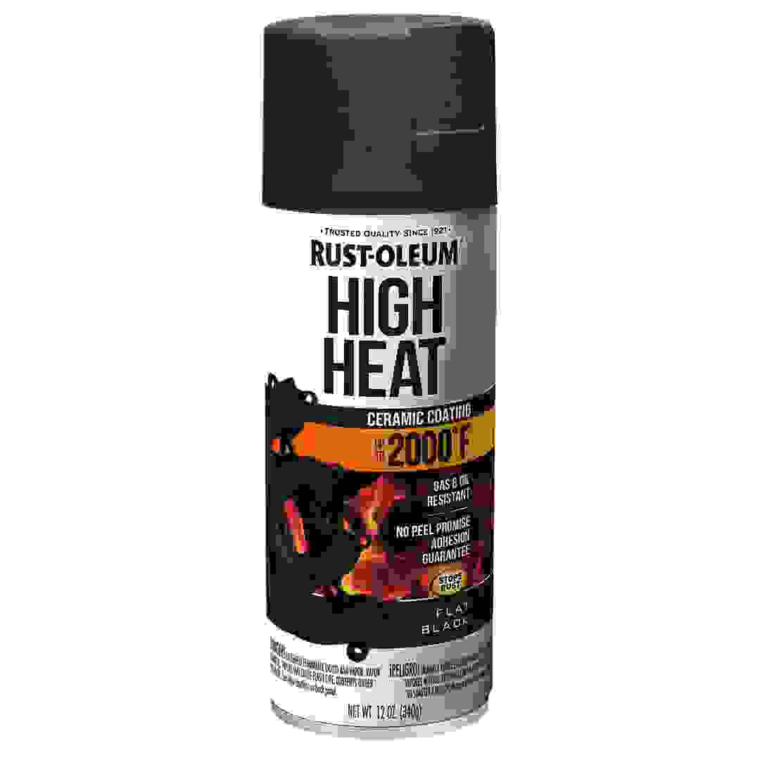 بخاخ دهان رست أوليوم أوتوموتيف هاي هيت (340 جم، أسود فلات)