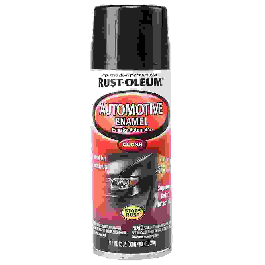 طلاء مينا للسيارات (354 مللي، أسود لامع)