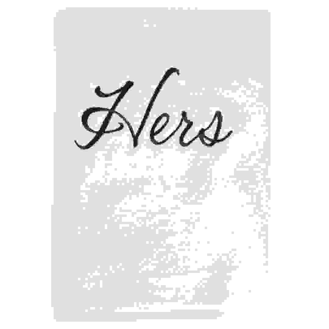 منشفة حمام هيرز (70 × 140 سم، أبيض)