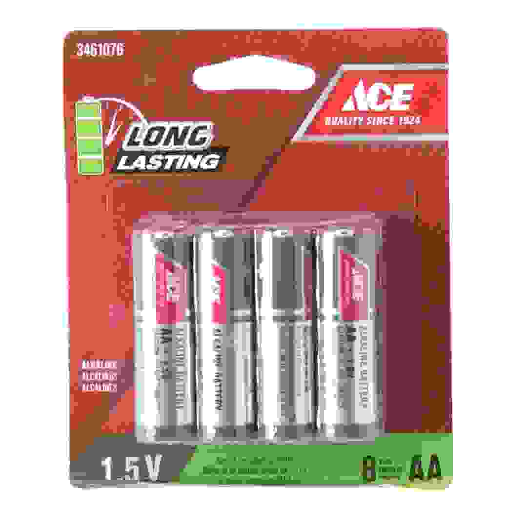 ACE AA Alkaline Batteries (Pack of 8, 1.5V)